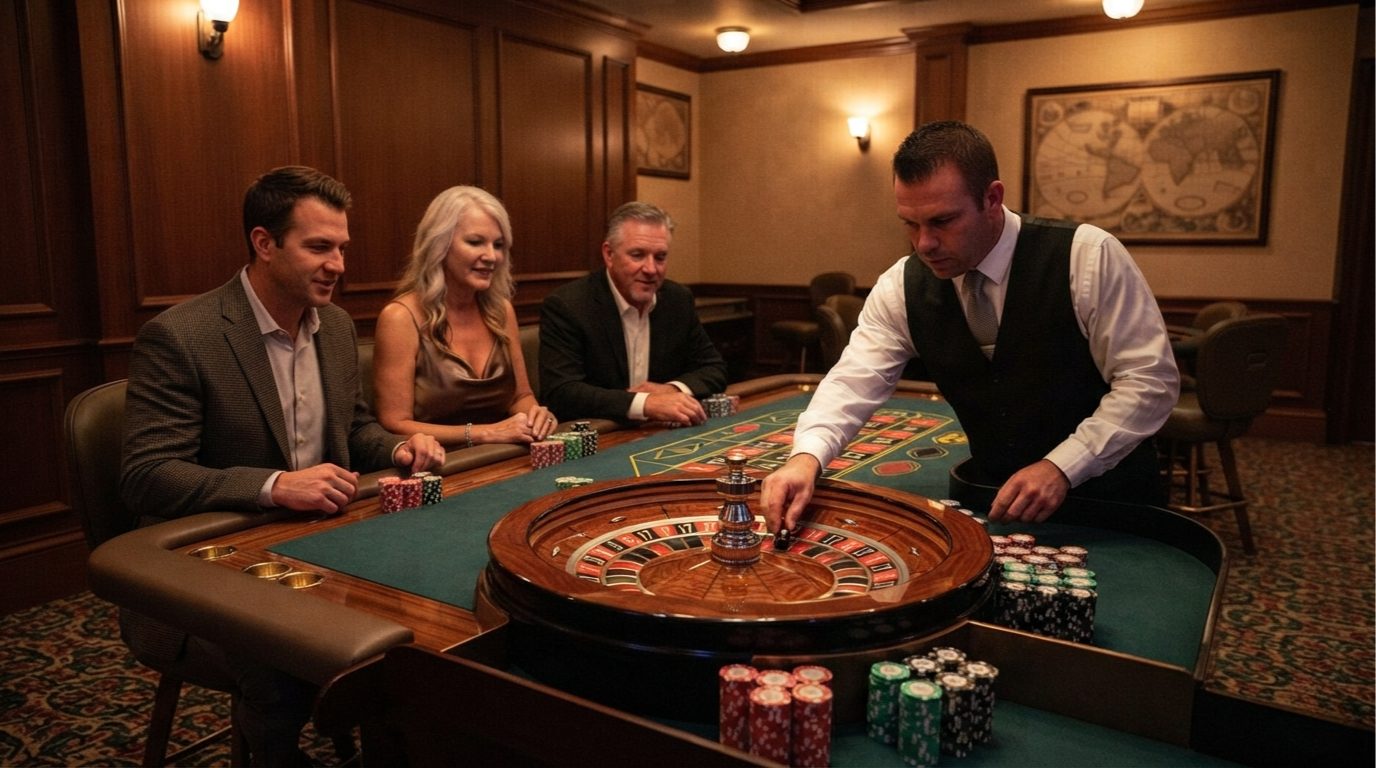 Roulette — espace casino de l'Hôtel L'Aiglon