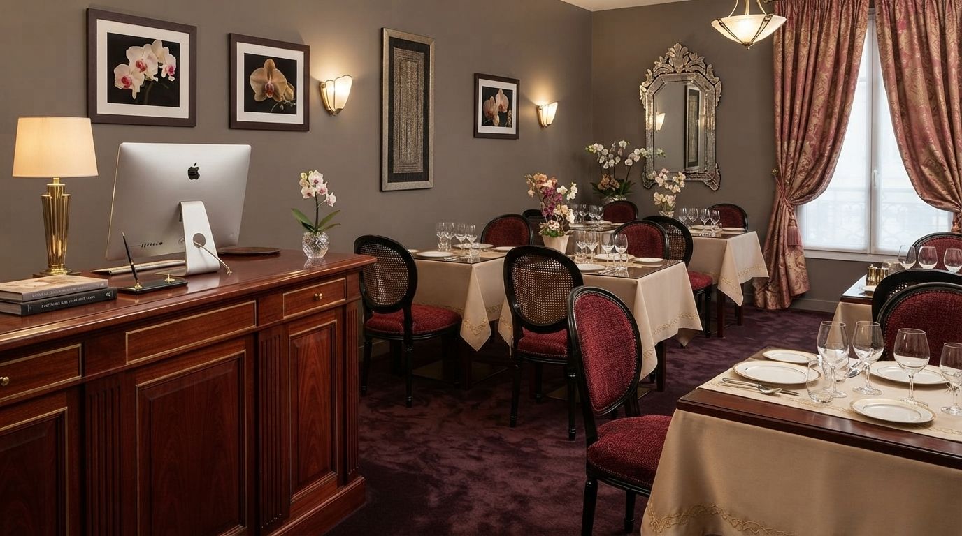 Espace commun de l'Hôtel L'Aiglon, Limoges